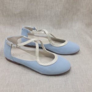 Zapato con hebilla de piel 1481 Azul