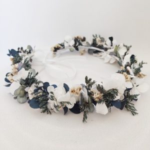 CORONA PRESERVADA AZUL NAVY