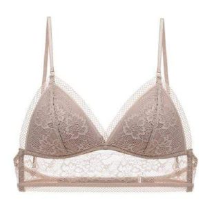 Bralette de encaje con espalda baja