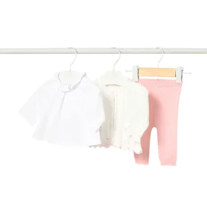 Conjunto 3 piezas blusa con bolero y buzo tejido - Mayoral