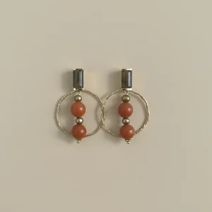 PENDIENTES ARO TEJA