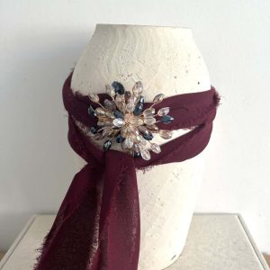 CHOKER VINO GASA