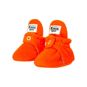 Zapatitos Fleece Classic Naranja para bebé - Kings & Rebels