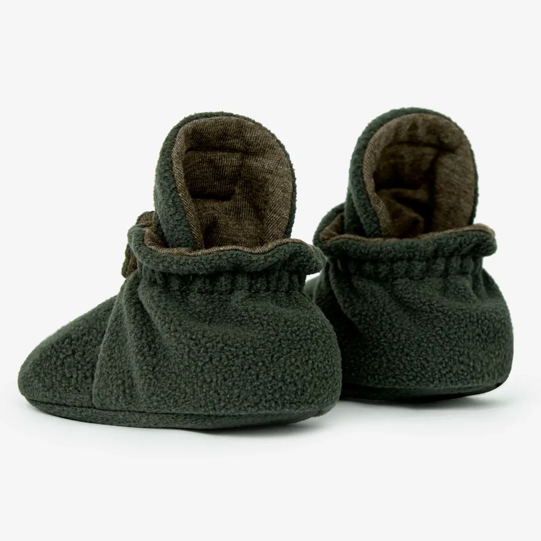 Zapatitos Fleece Gripper Verde para bebé - Kings & Rebels - Imagen 6