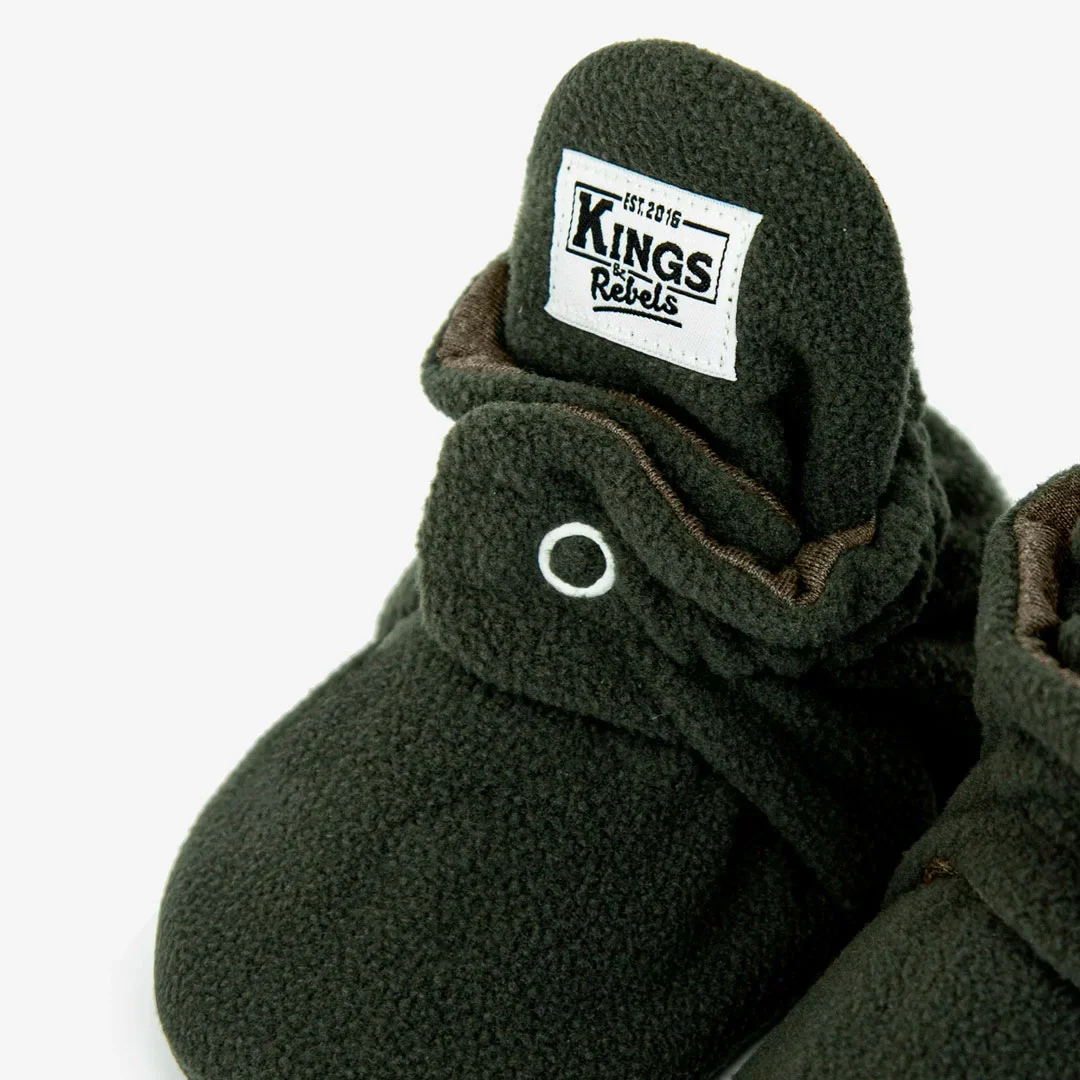 Zapatitos Fleece Gripper Verde para bebé - Kings & Rebels - Imagen 8