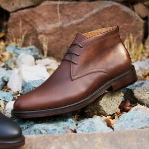 BOTINES HOMBRE CUERO NORBURY-6-01 CAFÉ