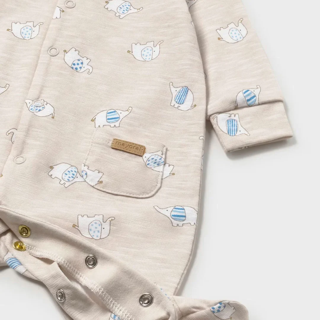 Pijama manga larga con gorro y diseño estampado - Mayoral - Imagen 3