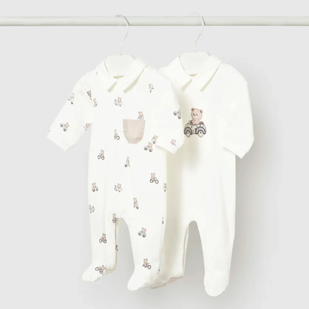Pijama manga larga con diseño estampado con pies - Mayoral - Imagen 5