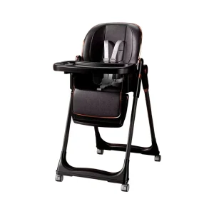 Silla comedor alta multifuncional para bebé, de altura y bandeja ajustable, con sistema de plegado para fácil guardado, cómoda, hecha de materiales resistentes